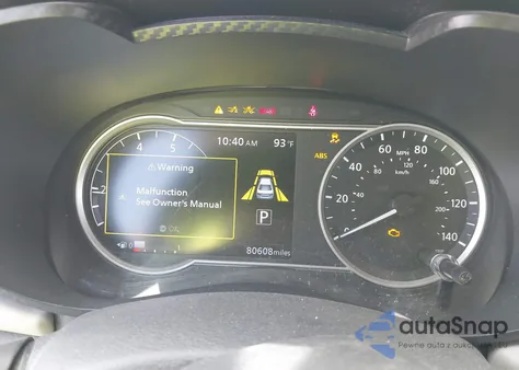 2020 Nissan Versa Sv Xtronic Cvt из США, поврежденный, VIN 3N1CN8EV7LL803321